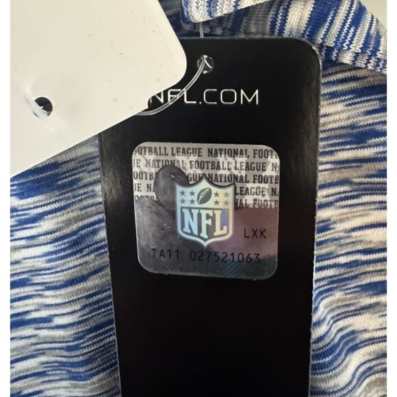 New Era LA Rams Womens Size XL Blue T-Shirt On Field Apparel Los Angeles NFL New - Picture 6 of 8